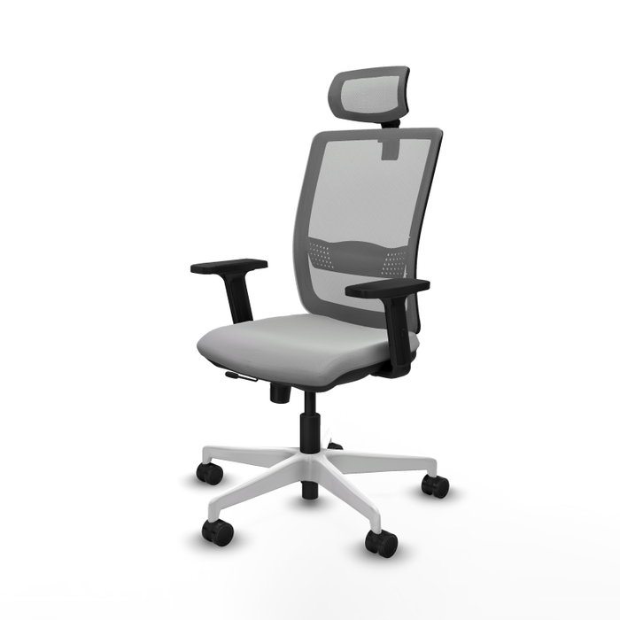 PIQUERAS Y CRESPO Silla de oficina Haches Gris claro/Gris PIQUERAS Y CRESPO Silla de oficina Haches Gris claro/Gris