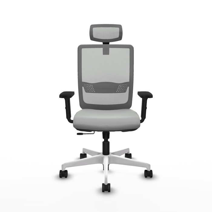 PIQUERAS Y CRESPO Silla de oficina Haches Gris claro/Gris PIQUERAS Y CRESPO Silla de oficina Haches Gris claro/Gris