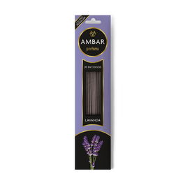 Ambar Incienso de Lavanda 20 Varillas India Aroma Relajante Natural