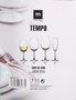 La Mediterranea Copa de Vino Tempo 36 cl (24 Unidades) de Vidrio
