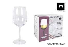 La Mediterranea Copa de Vino Tempo 36 cl (24 Unidades) de Vidrio