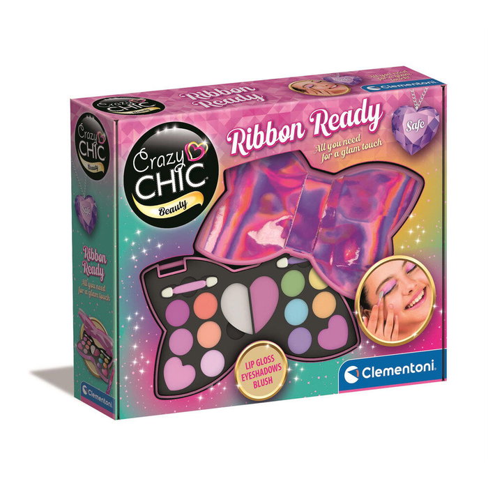 Clementoni Set de maquillaje Ribbon Ready Crazy Chic Clementoni Set de maquillaje Ribbon Ready Crazy Chic
