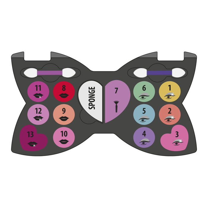 Clementoni Set de maquillaje Ribbon Ready Crazy Chic Clementoni Set de maquillaje Ribbon Ready Crazy Chic