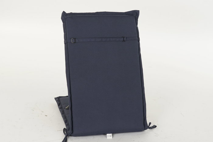 DKD Home Decor Cojin Silla Boho Exterior Azul Marino Negro 4 x 115 x 42 cm