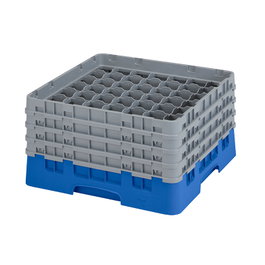 CAMBRO Cesta de lavado 49 compartimentos Azul