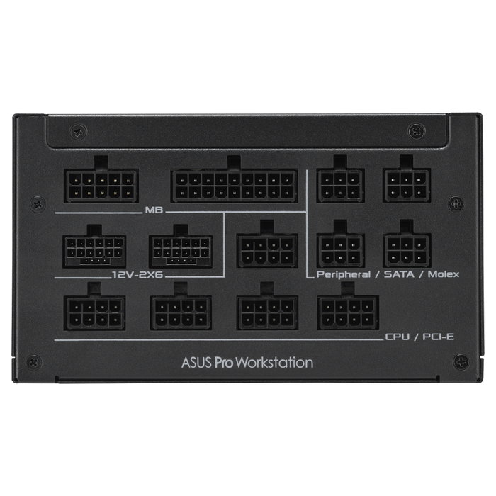 ASUS Pro WS 1600W Platinum 80 PLUS Platinum Totalmente Modular ASUS Pro WS 1600W Platinum 80 PLUS Platinum Totalmente Modular