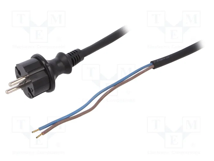 PLASTROL Cable de alimentación H05VV-F 2x1,5mm2 1,5m PLASTROL Cable de alimentación H05VV-F 2x1,5mm2 1,5m