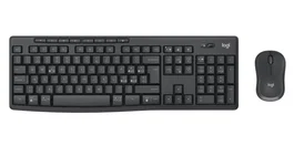 Logitech 920-012069 Teclado y Ratón Inalámbrico Bluetooth para Oficina, Teclado QWERTY Italiano en Grafito, Completo 112 Teclas con Teclado Numérico y Altura Ajustable