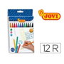 Jovi Estuche de 12 Rotuladores Colores Surtidos Slim 140mm