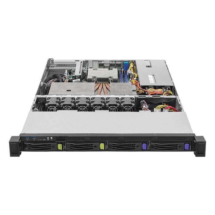 ASRock 1U4L2E-B650 Barebone Rack 1U, Socket AM5, Chipset B650, Compatible con AMD EPYC 4004, Ryzen 7000/8000/9000 Series, 4x DDR5, 2x PCIe 4.0 x16, 650W PSU Platinum