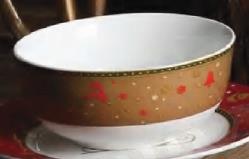 DKD Home Decor Cuencos de Porcelana Surtidos 13x13x6,8 cm