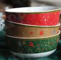 DKD Home Decor Cuencos de Porcelana Surtidos 13x13x6,8 cm