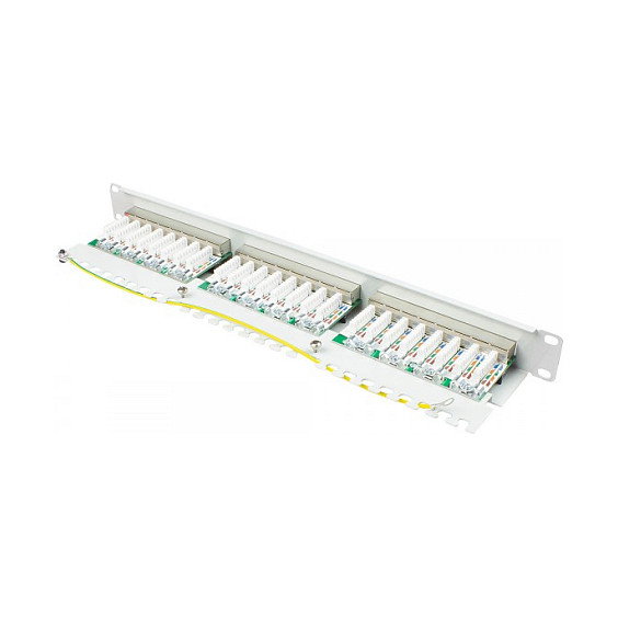 GoodConnections Patchpanel 19 pulg. Cat. 6 de 24 puertos GC-N0138 Gris