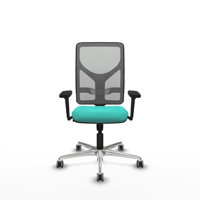 PIQUERAS Y CRESPO Silla de oficina Motilla con mecanismo Sincro, Turquesa y Gris PIQUERAS Y CRESPO Silla de oficina Motilla con mecanismo Sincro, Turquesa y Gris