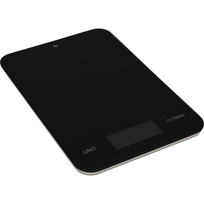 WMF Báscula de cocina digital negra 23 x 15 cm