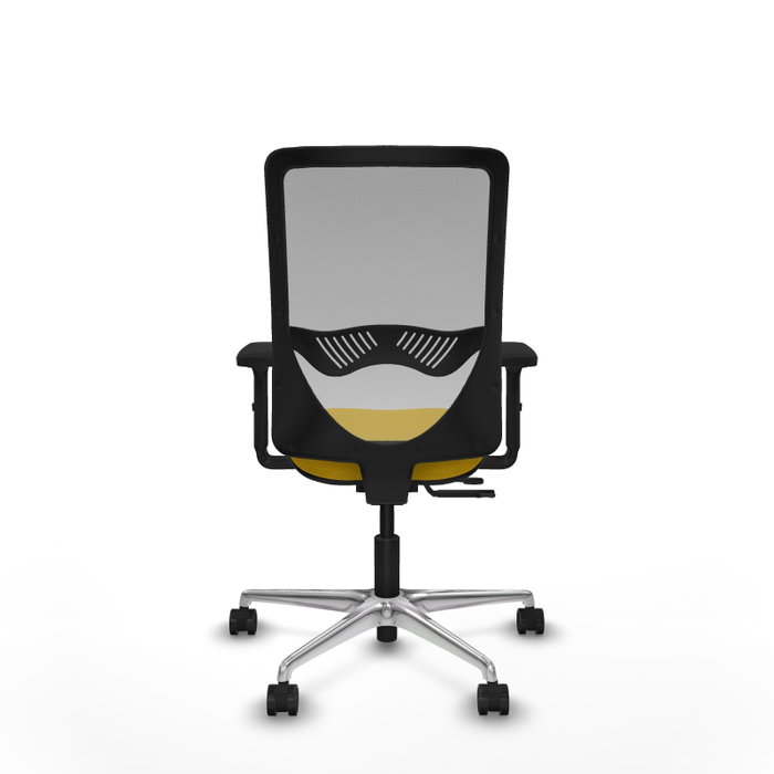PIQUERAS Y CRESPO Silla de oficina Zulema con mecanismo Sincro/Traslack, Amarillo/Gris PIQUERAS Y CRESPO Silla de oficina Zulema con mecanismo Sincro/Traslack, Amarillo/Gris