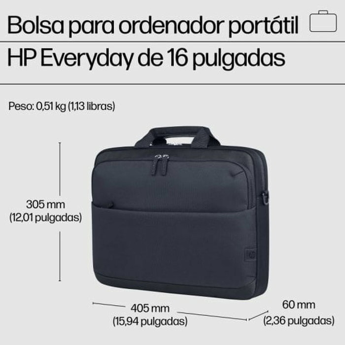 HP Bolsa para portátil Everyday de 16 pulgadas, Odyssey gray