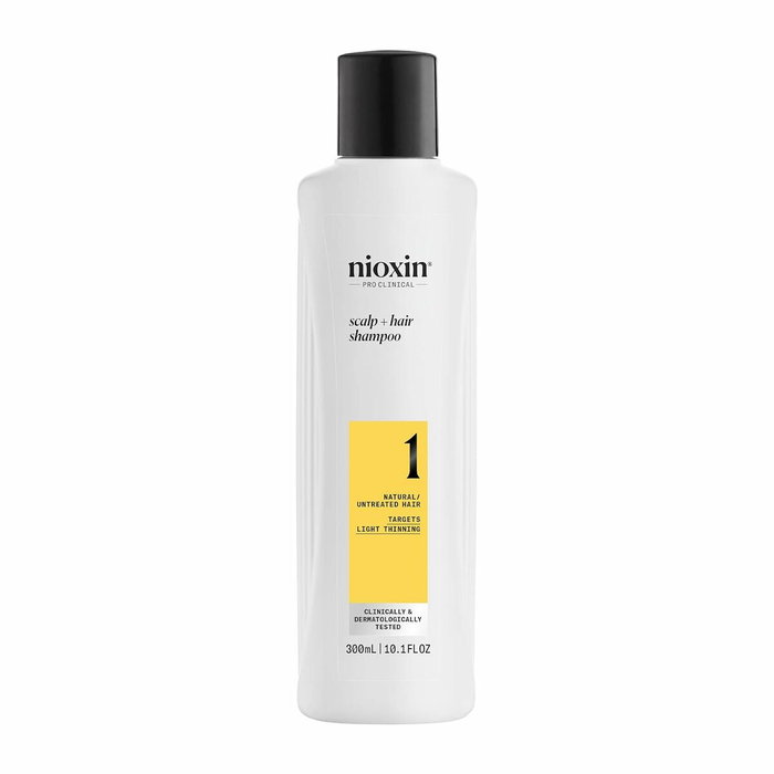 Nioxin Sistema 1 Champú para Cabello Natural con Debilitamiento Leve 300 ml Nioxin Sistema 1 Champú para Cabello Natural con Debilitamiento Leve 300 ml