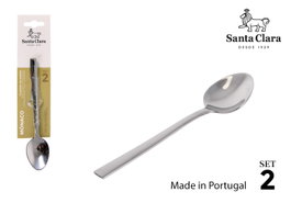 Santa Clara Set de 2 Cucharas de Té Monaco Clara