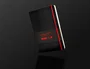 Antartik Cuaderno A5 Hojas Puntos Tapa Dura Negro y Rojo 100 Hojas 80 gr FSC