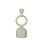 Portavelas Verde Claro Metal 9 X 7 X 25 cm