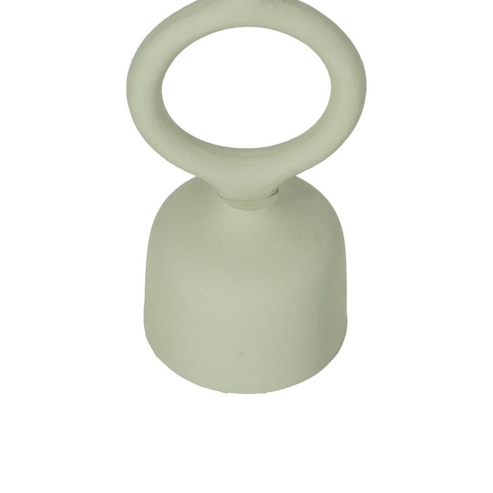 Portavelas Verde Claro Metal 9 X 7 X 25 cm