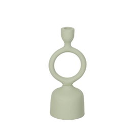 Ixia Portavelas Verde Claro Metal 9 x 7 x 25 cm