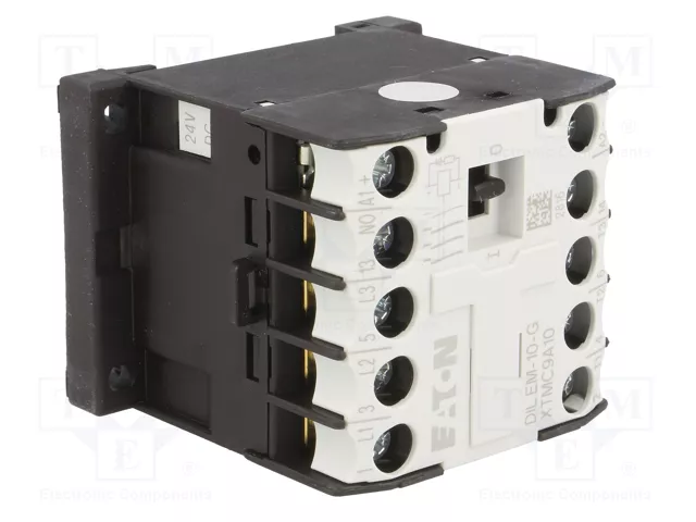 Eaton DILEM-10-G 24VDC Contactor 3p+1S 4kW 400V AC3 DC Eaton DILEM-10-G 24VDC Contactor 3p+1S 4kW 400V AC3 DC