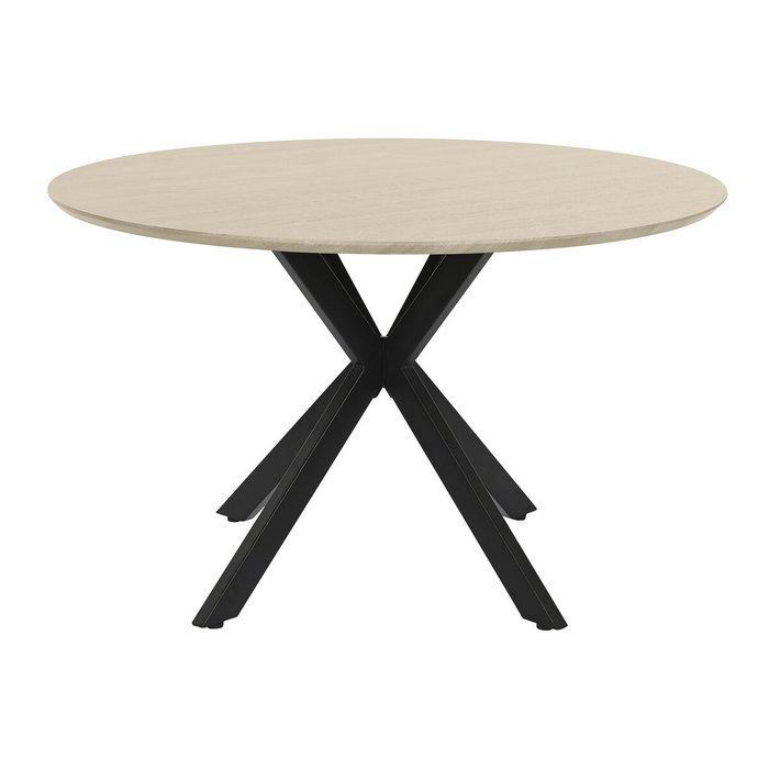 DKD Home Decor Mesa de Comedor de MDF y Hierro 120x120x75 cm DKD Home Decor Mesa de Comedor de MDF y Hierro 120x120x75 cm