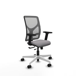 PIQUERAS Y CRESPO Silla de oficina Motilla Gris con mecanismo Sincro/Traslack