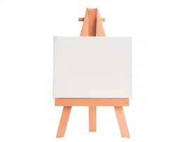 Liderpapel Mini Lienzo con Caballete 6x8 cm 280g/m2 Certificado FSC