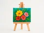 Liderpapel Mini Lienzo con Caballete 6x8 cm 280g/m2 Certificado FSC