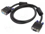 DeLOCK Cable de extensión VGA 1 m Macho a Hembra Negro