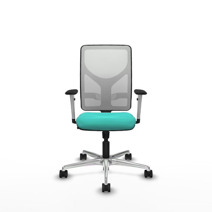 PIQUERAS Y CRESPO Silla de oficina Motilla con mecanismo Sincro, Turquesa y Blanco PIQUERAS Y CRESPO Silla de oficina Motilla con mecanismo Sincro, Turquesa y Blanco