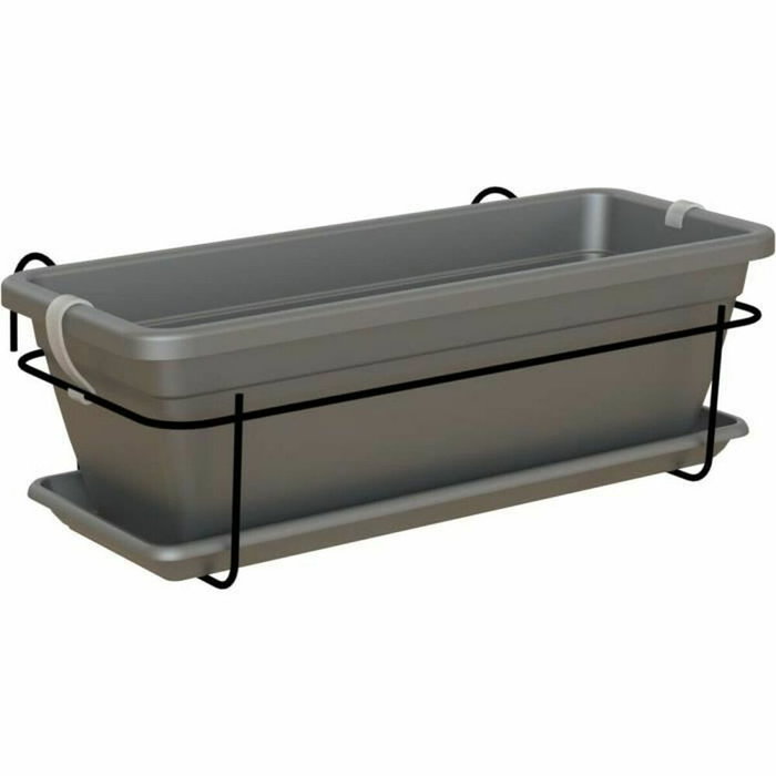 Artevasi Jardinera de balcón Venezia kit 50cm antracita Artevasi Jardinera de balcón Venezia kit 50cm antracita