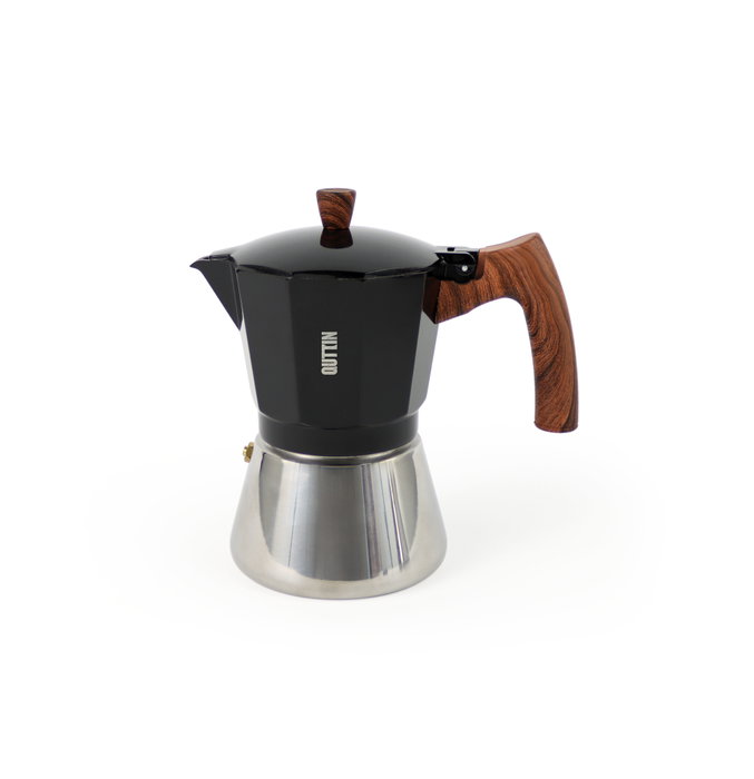 Quttin Cafetera de Inducción 3 Servicios Black