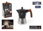 Quttin Cafetera de Inducción 3 Servicios Black