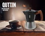 Quttin Cafetera de Inducción 3 Servicios Black