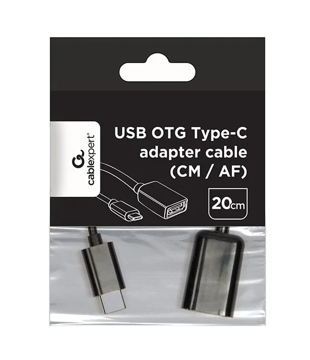 GEMBIRD Adaptador OTG USB Tipo C Macho, Conector USB A a USB-C (OTG)