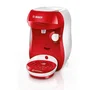 Cafetera de Cápsulas Bosch Tassimo Happy/ Blanca y Roja