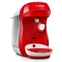 Cafetera de Cápsulas Bosch Tassimo Happy/ Blanca y Roja