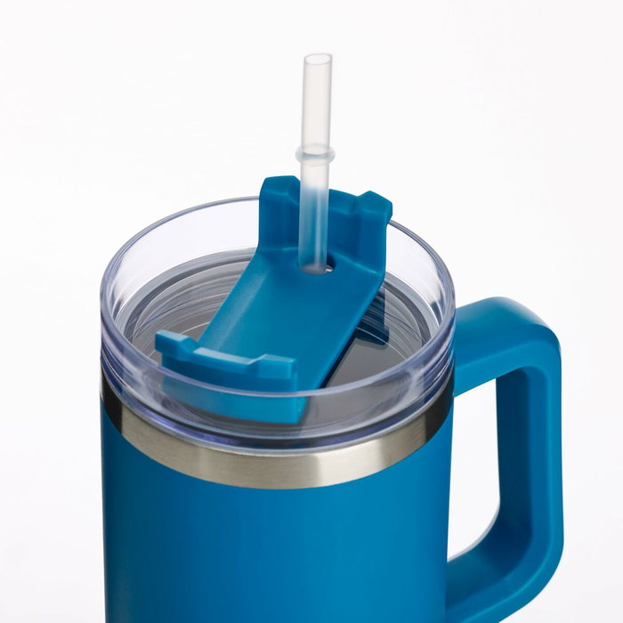 Botella de Agua Muitomas TRAVELMUG900BL Azul Acero Inoxidable Botella de Agua Muitomas TRAVELMUG900BL Azul Acero Inoxidable