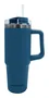 Thermos TRAVELMUG900BL Taza de Viaje/Termos 900 ml Azul, Acero Inoxidable Doble Pared, A Prueba de Fugas, Asa Integrada, Ideal para Café Caliente o Bebidas Frías