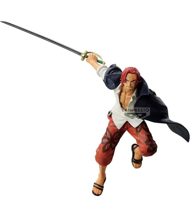 BANPRESTO Figura Shanks Battle Record Collection One Piece 17cm BANPRESTO Figura Shanks Battle Record Collection One Piece 17cm