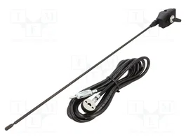 CL ITALIA Antena Externa de Automóviles 370mm AM/FM Negro