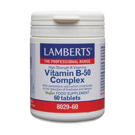 Lamberts Vitamina B-50 Complex 60 comprimidos