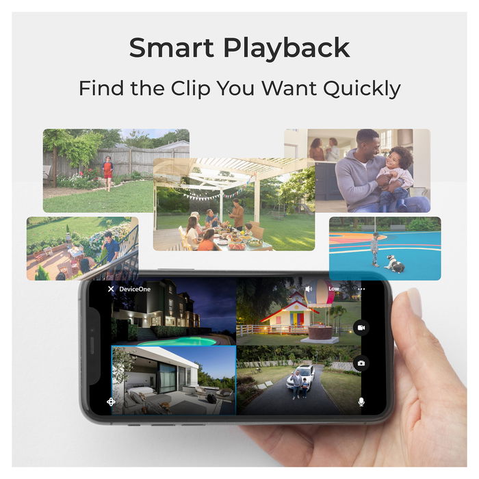 Reolink NVS8 NVR Grabador de Video 8 Canales 3840 x 2160 Pixeles 2TB Almacenamiento PoE