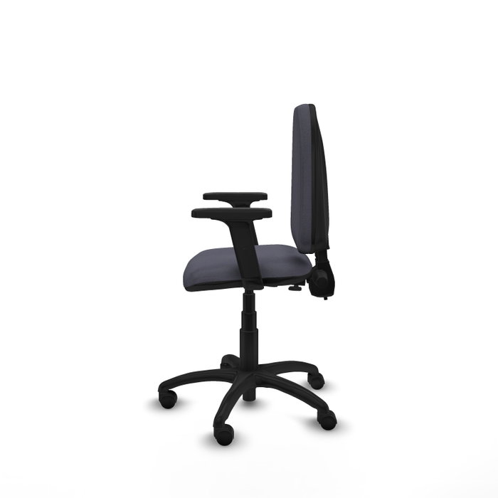 PIQUERAS Y CRESPO Silla de oficina Aýna Gris oscuro con brazos 2D PIQUERAS Y CRESPO Silla de oficina Aýna Gris oscuro con brazos 2D