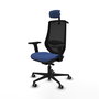 PIQUERAS Y CRESPO Silla de oficina Mardos Azul marino y Negro