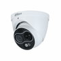Dahua TPC-DF1241-B2F2-DW-S2 Cámara IP Domo Lite Mini Híbrida Térmica + Visible 4MP